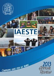 IAESTE A.s.b.l. Annual Review 2013