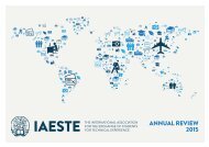 IAESTE A.s.b.l. Annual Review 2015