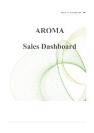 Aroma - Sales Dashboard V2 
