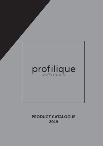 Profilique - Product Catalogue - 2019