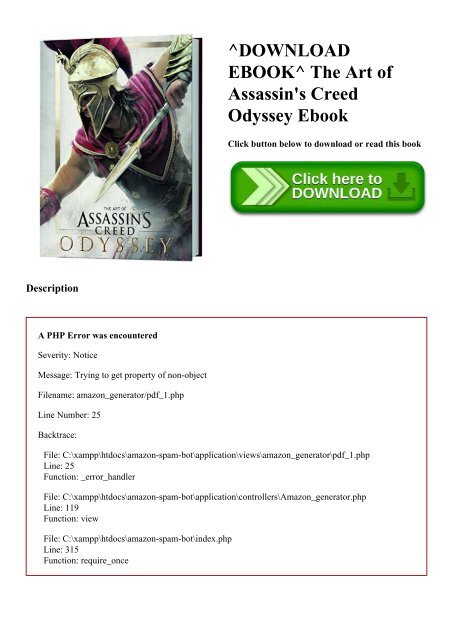 Download Ebook The Art Of Assassin S Creed Odyssey Ebook
