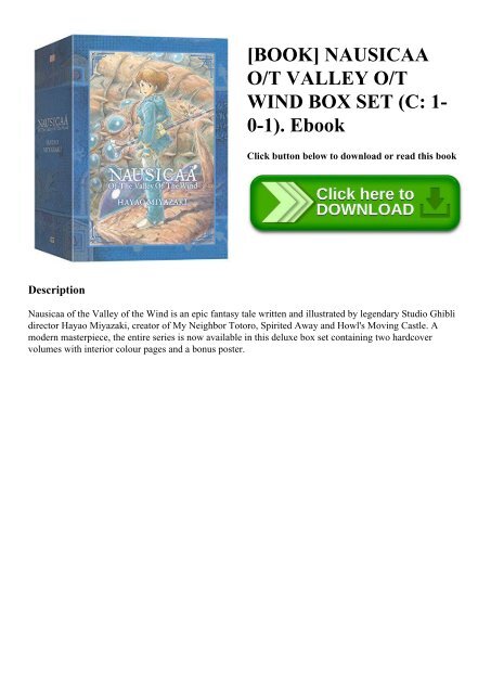 [BOOK] NAUSICAA OT VALLEY OT WIND BOX SET (C 1-0-1). Ebook