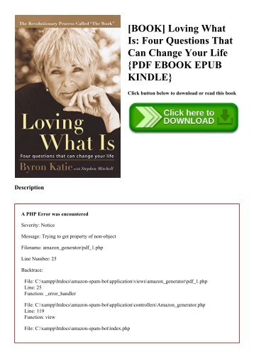 [BOOK] Loving What Is Four Questions That Can Change Your Life {PDF EBOOK EPUB KINDLE}