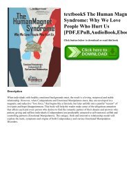 the human magnet syndrome free pdf download