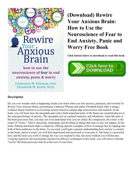 Rewire Your Anxious Brain - slidesharetrick