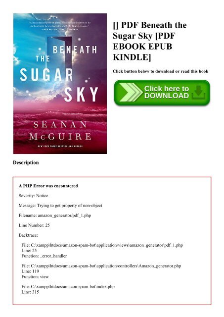 Downloadpdf Pdf Beneath The Sugar Sky Pdf Ebook Epub Kindle