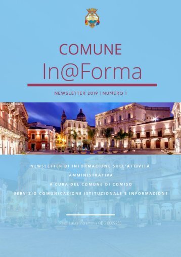 Comune di Comiso NEWSLETTER2019A