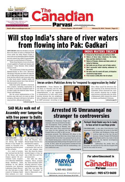 The Canadian Parvasi Issue 79