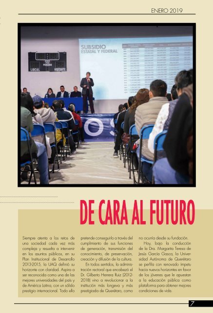 Gaceta UAQ 13| Enero 2019