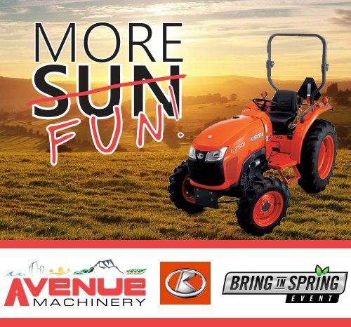 Kubota Bring in Spring 2019