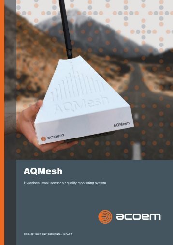 ACOEM Ecotech AQMesh brochure and spec sheet 