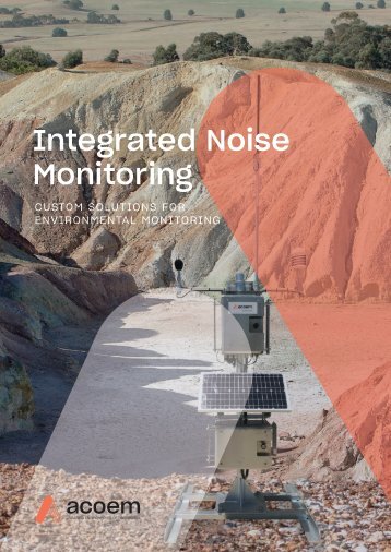 Acoem Integrated Noise Monitoring Systems brochure