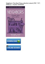 (SELF-SUFFICIENT) Download Neighbors Thing collection Elizabeth LaBan ebook eBook PDF
