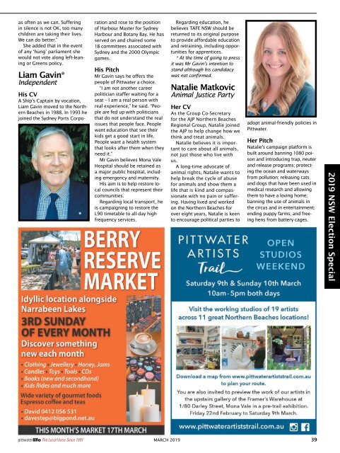 Pittwater Life March 2019 Issue