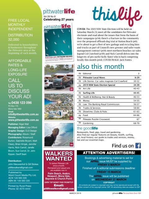 Pittwater Life March 2019 Issue