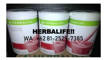 PROMO, WA +62 81-2529-7385, Herbalife Malang Kaskus