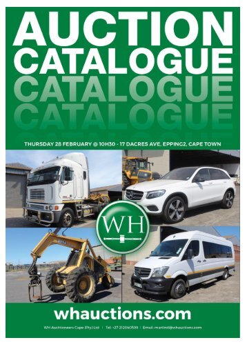 WH Auction Catalog - Cape Town 28 February
