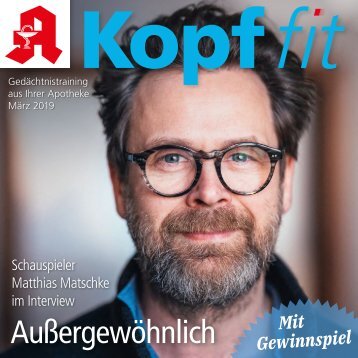 Leseprobe "Kopf-fit" März 2019