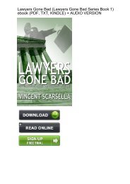 Download Lawyers Gone Bad Book ebook