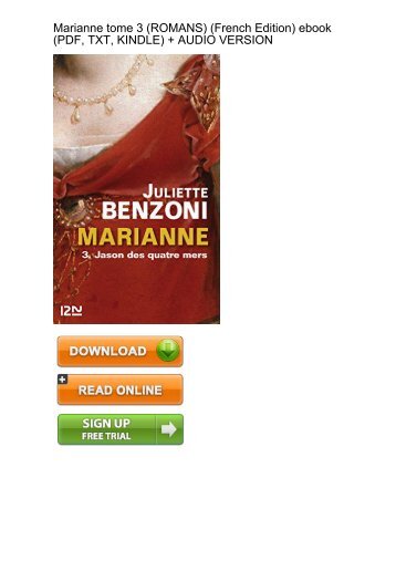 Download Marianne ROMANS French Juliette BENZONI ebook