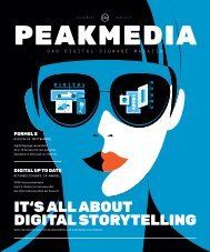 PEAKMEDIA - Das Digital Signage Magazin 2019