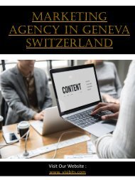 Marketing Agency In Geneva Switzerland
