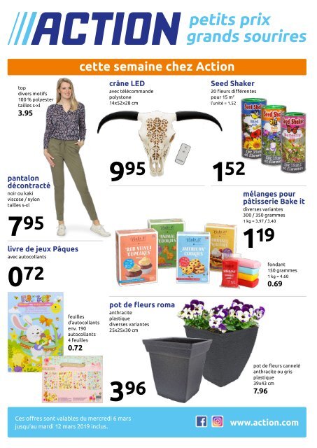 Catalogue Action 6 12 Mars 19 Catalogue Action 6 12 Mars 19
