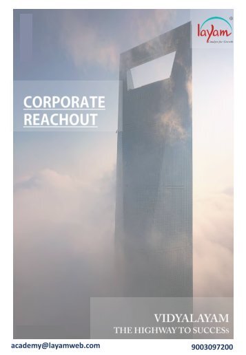 Corporate Reachout 18 Jan 2019
