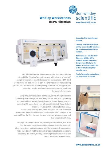 Don Whitley H35 Hypoxystation - Infoflyer