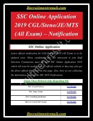 SSC Online Application 2019 