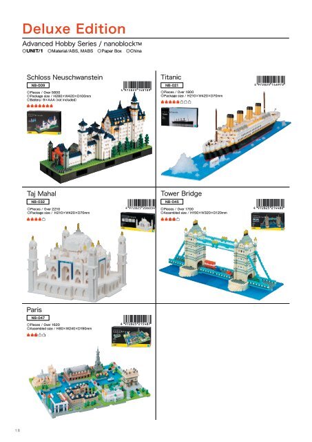 Nanoblock VOL1 2020