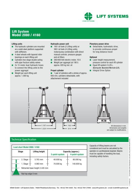 innovations in lifting - Krah GmbH