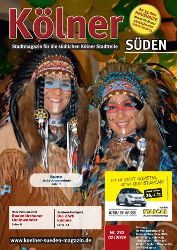 Kölner Süden Magazin Februar 2019