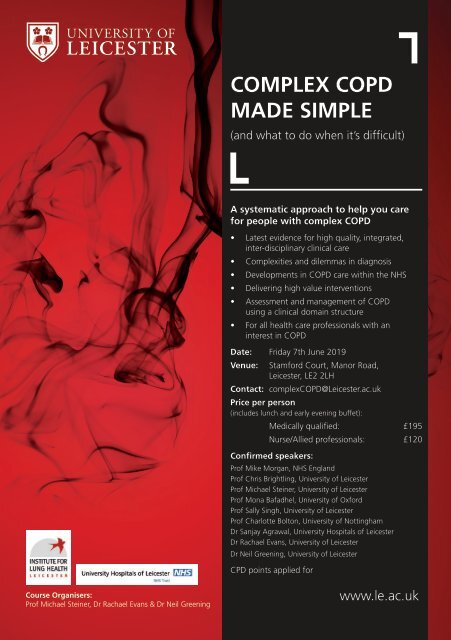 Complex COPD Made Simple