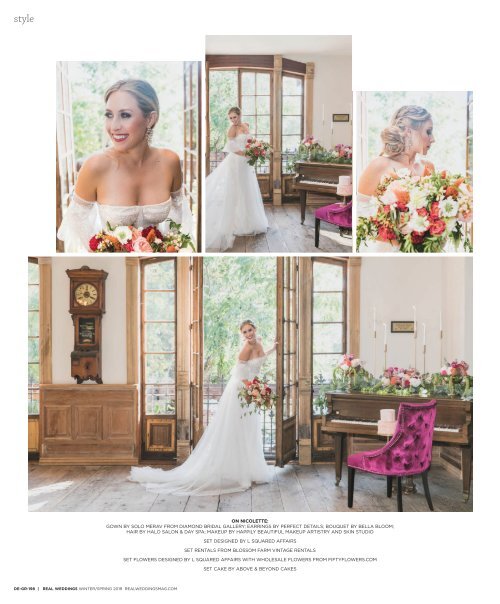 Real Weddings Magazine's “Glamour on the Ranch“ Cover Model Finalist Photo Shoot - Winter/Spring 2019 - Featuring some of the Best Wedding Vendors in Sacramento, Tahoe and throughout Northern California!