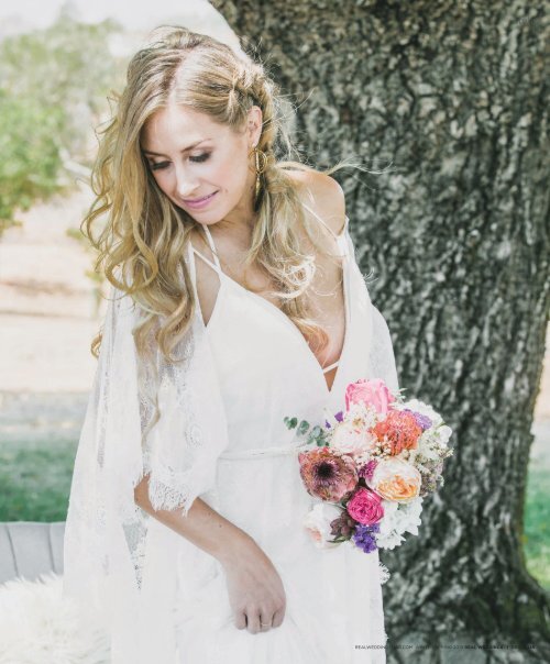 Real Weddings Magazine's “Glamour on the Ranch“ Cover Model Finalist Photo Shoot - Winter/Spring 2019 - Featuring some of the Best Wedding Vendors in Sacramento, Tahoe and throughout Northern California!