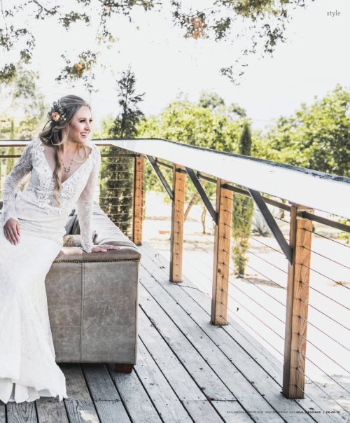 Real Weddings Magazine's “Glamour on the Ranch“ Cover Model Finalist Photo Shoot - Winter/Spring 2019 - Featuring some of the Best Wedding Vendors in Sacramento, Tahoe and throughout Northern California!