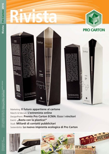 Pro Carton Magazine 2016 - ITA