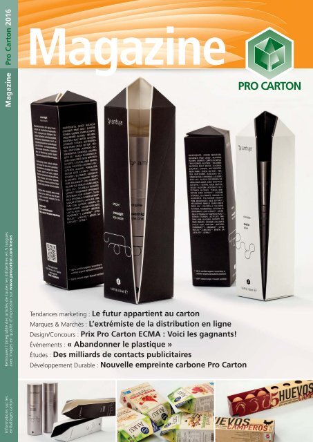 Pro Carton Magazine 2016 - FRA