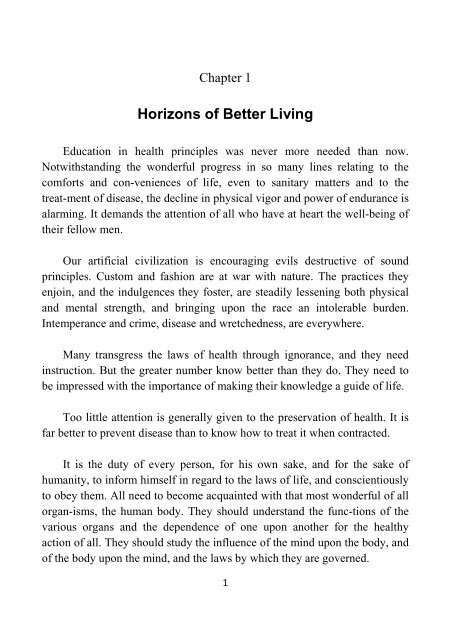 Your Home and Health - Ellen G. White