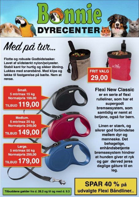 BONNIE DYRECENTER - TILBUDS KATALOG MARTS 2019