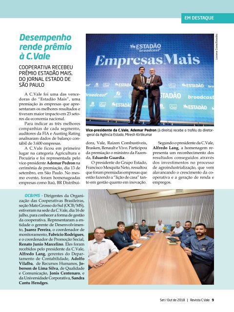 Revista C. Vale - Setembro/Outubro de 2018