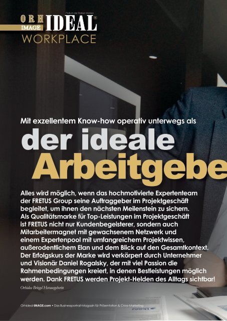 Orhideal IMAGE Magazin - März 2019