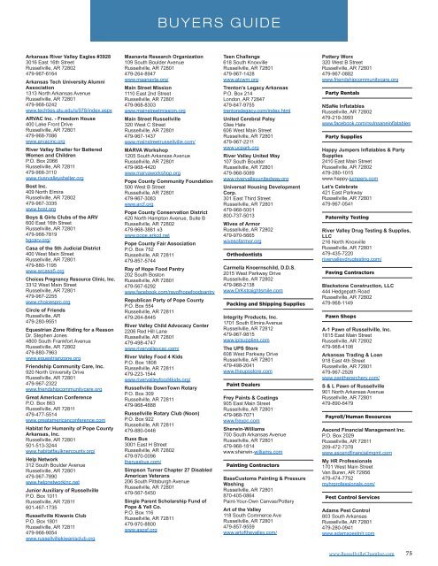 Russellville, AR 2019 Community Profile