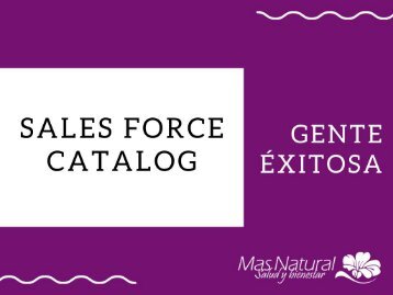 SALES FORCE CATALOG GENTE ÉXITOSA