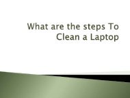 pdf-What are the steps To Clean a Laptop