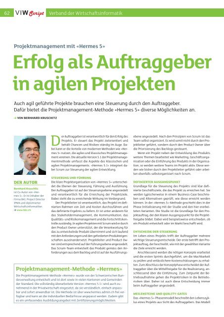 Erfolg als Auftraggeber in agilen Projekten