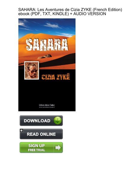 Intel Download Sahara Aventures Cizia Zyke French Ebook Ebook Pdf