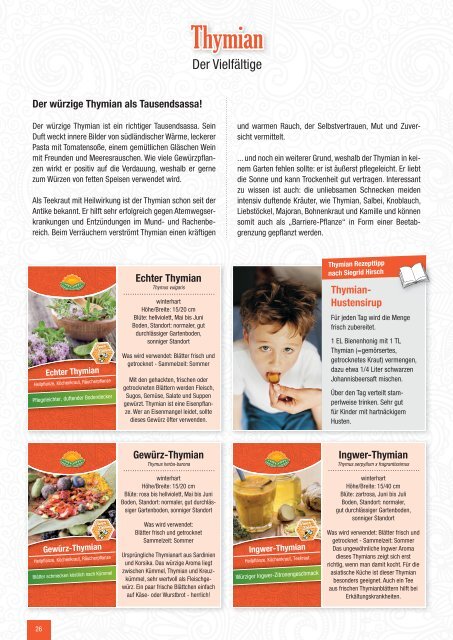 Hödnerhof Kräuterkatalog 2019