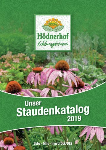 Hödnerhof Staudenkatalog 2019